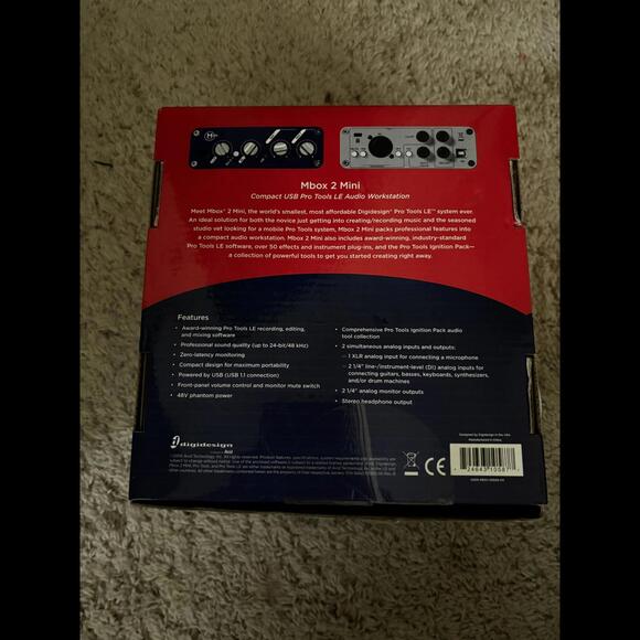 Digidesign Mbox 2 Mini - Pro Tools LE 7 Audio Interface - Picture 3 of 9